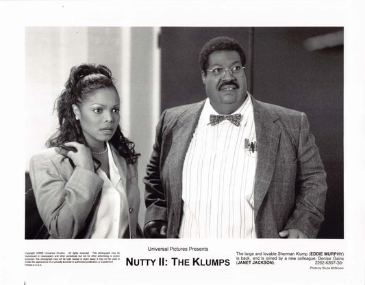 Eddie Murphy NUTTY PROFESSOR 2 KLUMPS Janet Jackson original 8x10 press photo