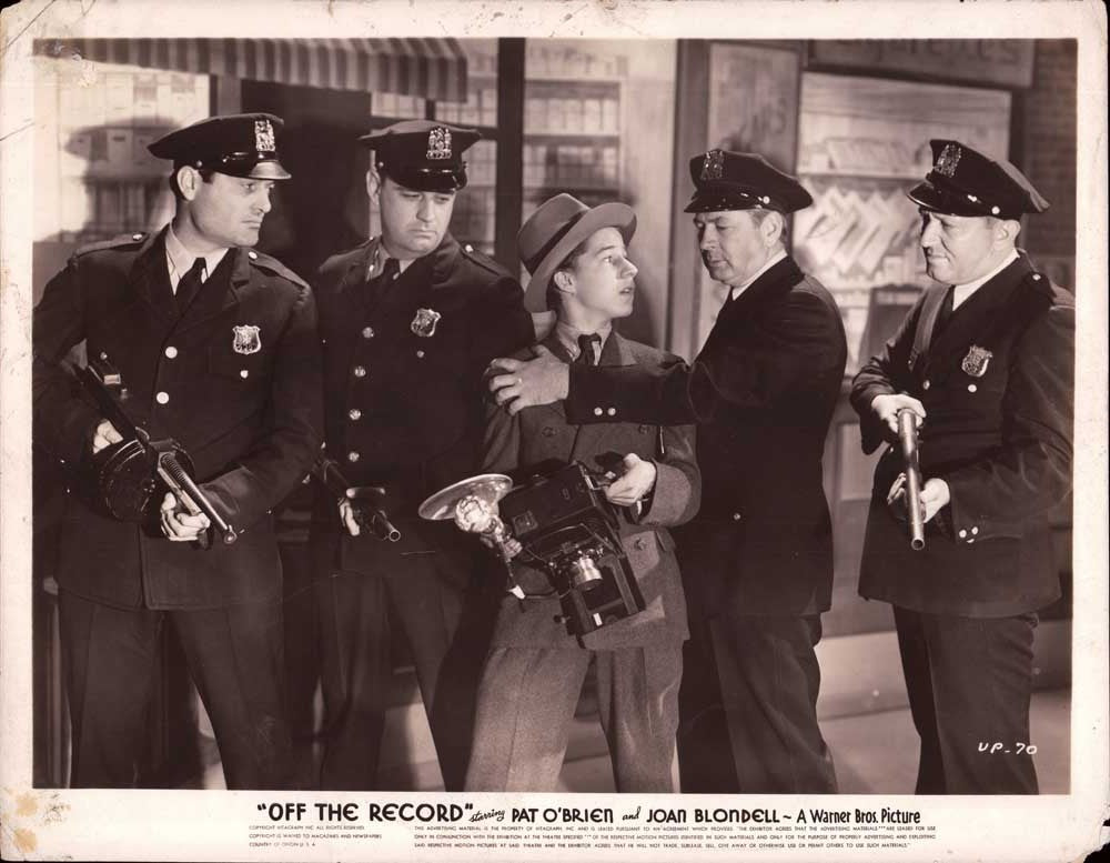 Pat O'Brien OFF THE RECORD Joan Blondell Bobby Jordan original 10x8 press photos