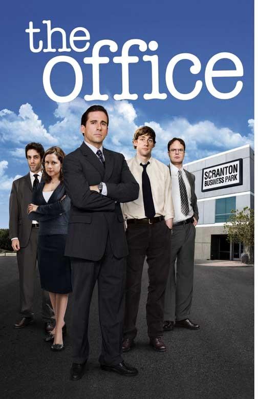 Steve Carell THE OFFICE blue cast poster 11x17