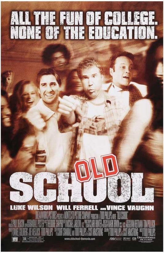Will Ferrell OLD SCHOOL Vince Vaughn Ellen Pompeo movie poster 11x17