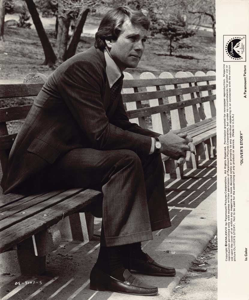 Ryan O'Neal OLIVER'S STORY original 10x8 press photo 1978