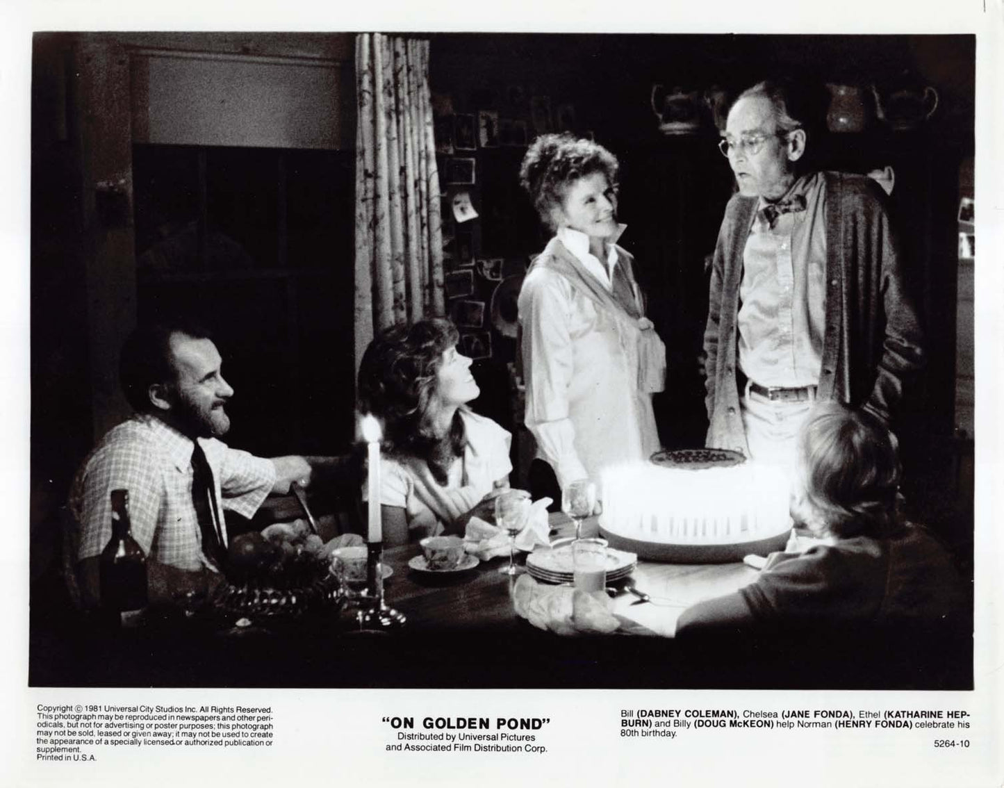 Henry Fonda ON GOLDEN POND Katharine Hepburn original press photos 1981