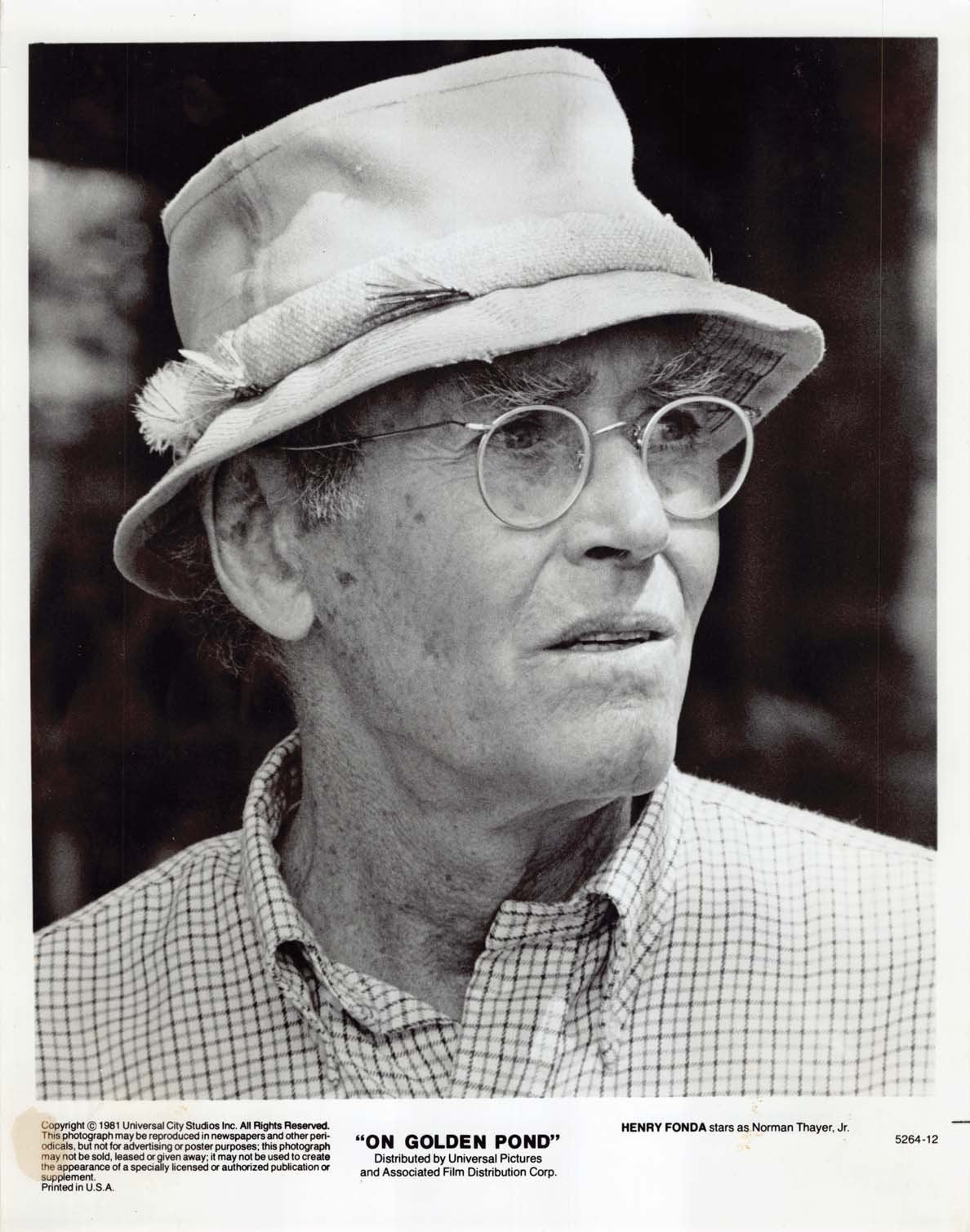 Henry Fonda ON GOLDEN POND Katharine Hepburn original press photos 1981