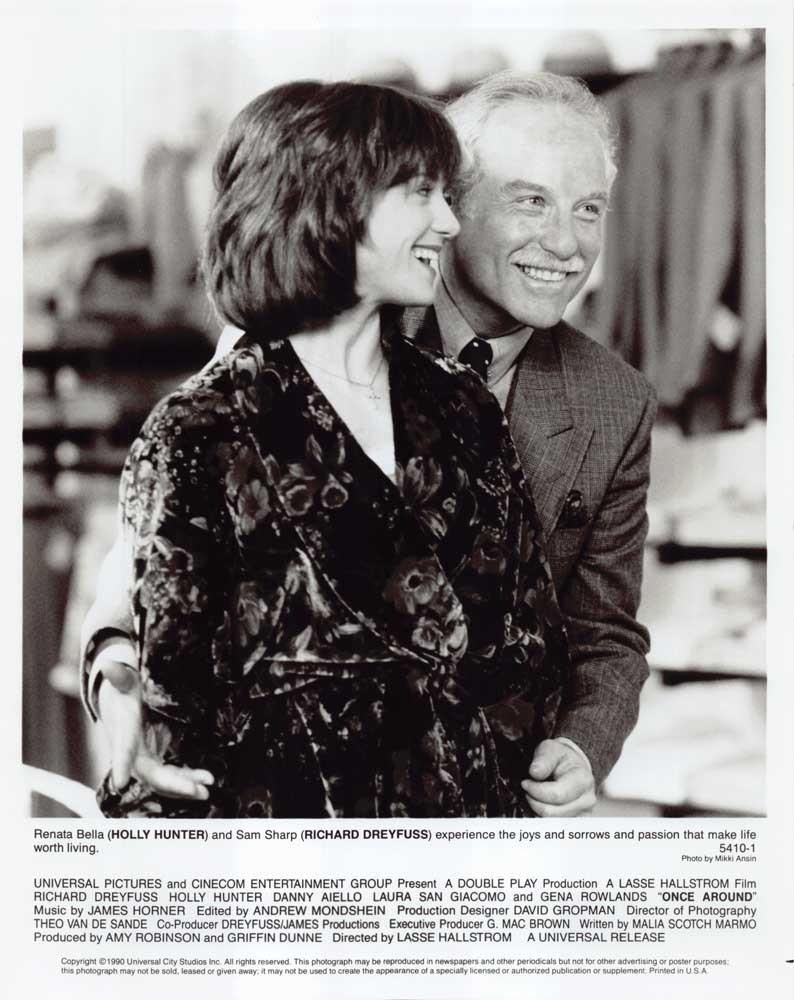 Holly Hunter ONCE AROUND Richard Dreyfuss original 8x10 press photo 1990