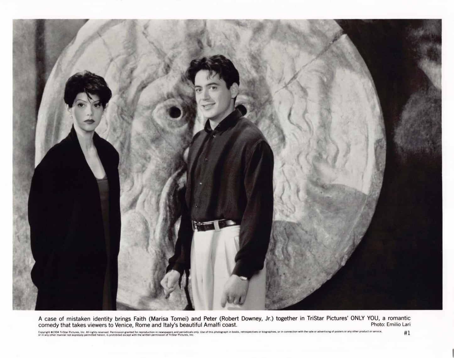 Robert Downey Jr ONLY YOU Marisa Tomei Bonnie Hunt original press photos 1994