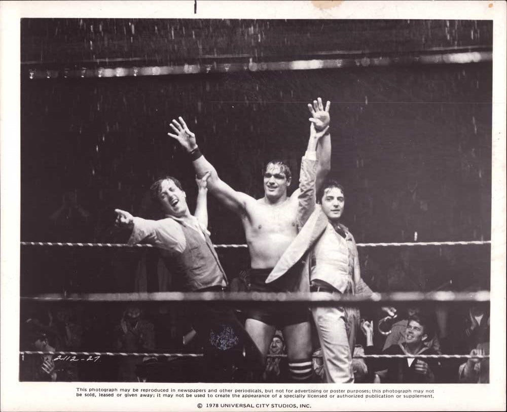 Sylvester Stallone PARADISE ALLEY Armand Assante original 10x8 press photo 1978
