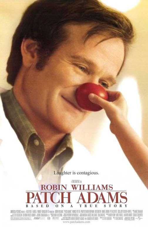 Robin Williams PATCH ADAMS Monica Potter movie poster 11x17