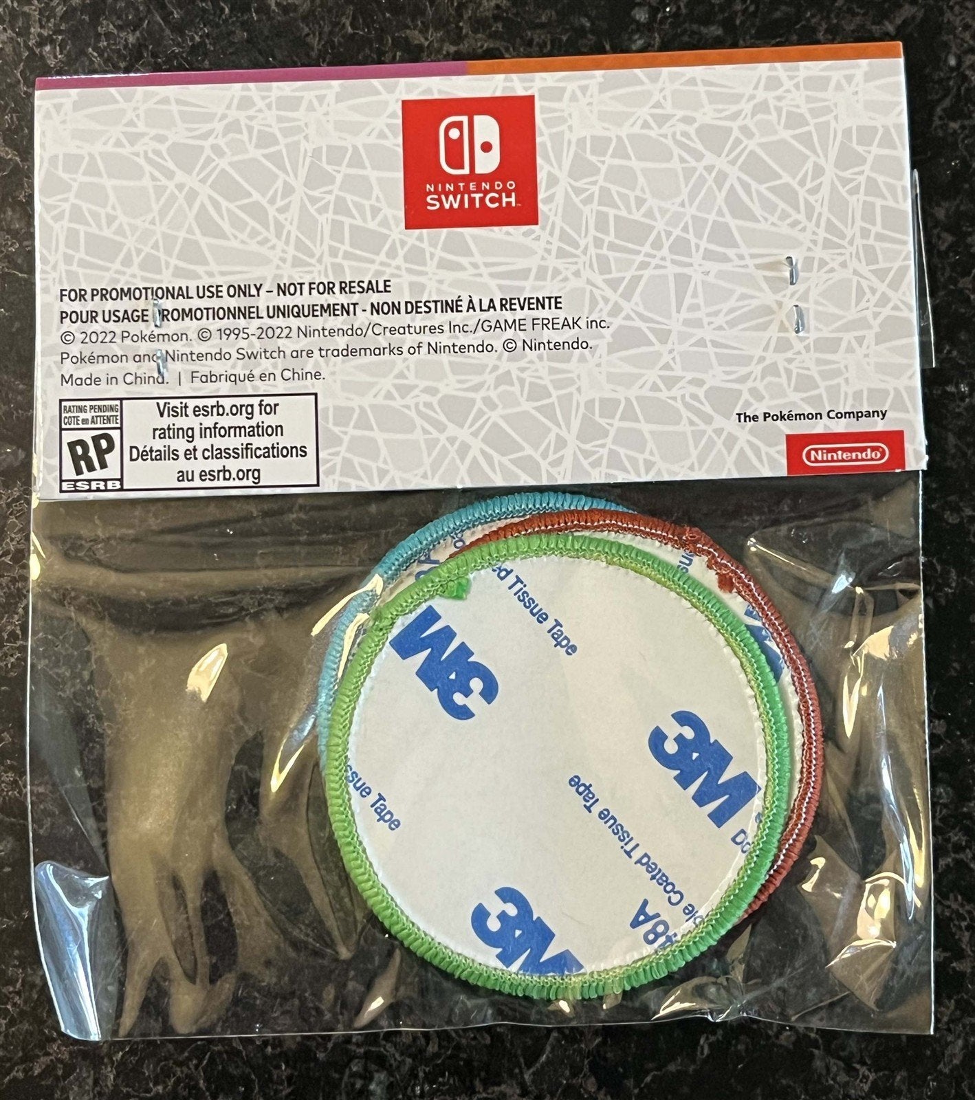 Nintendo Switch POKEMON SCARLET & VIOLET partner patches NEW
