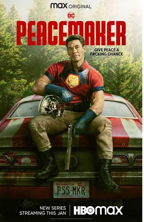 John Cena PEACEMAKER car trunk poster 11x17