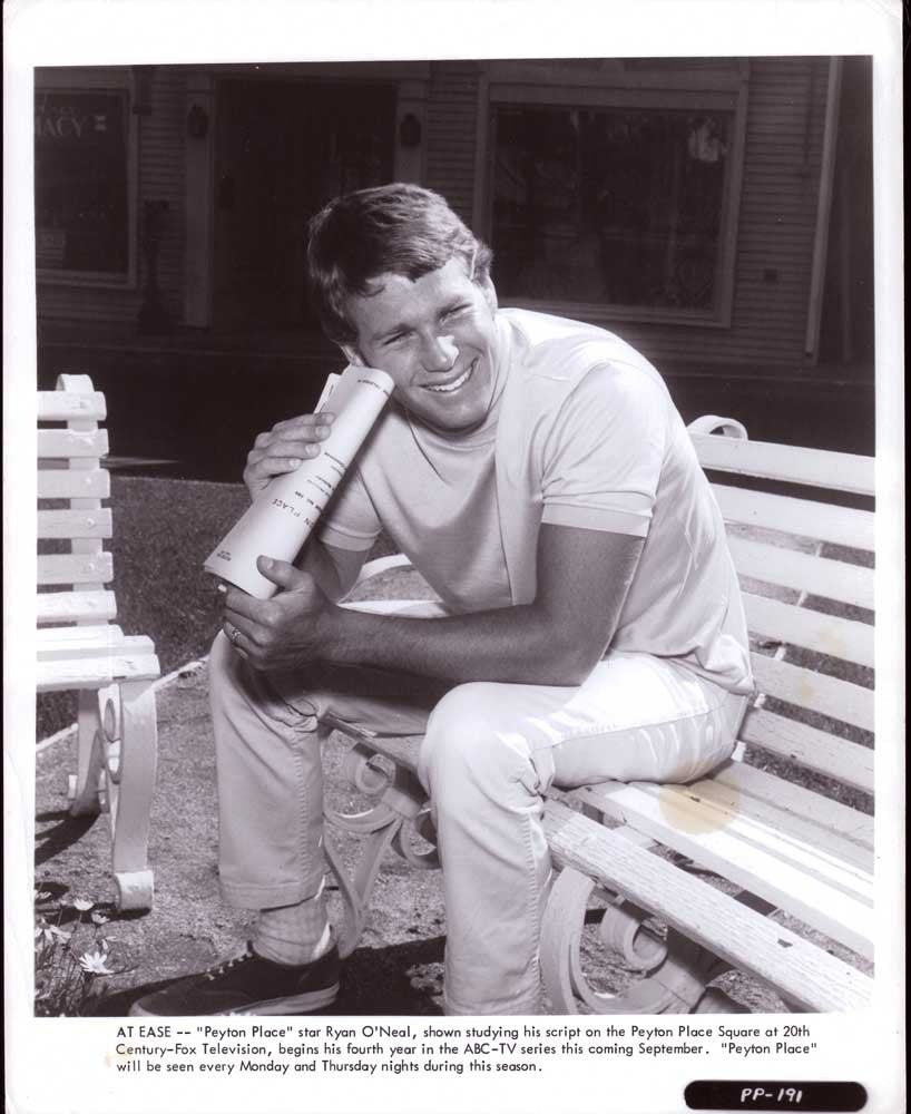 Ryan O'Neal PEYTON PLACE original 8x10 press photo 1964