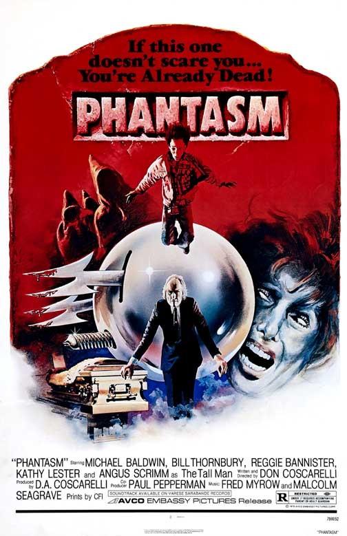Angus Scrimm PHANTASM Michael Baldwin movie poster 11x17