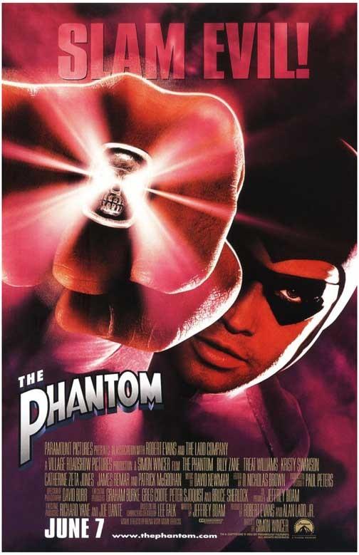 Billy Zane THE PHANTOM Kristy Swanson Treat Williams movie poster 11x17