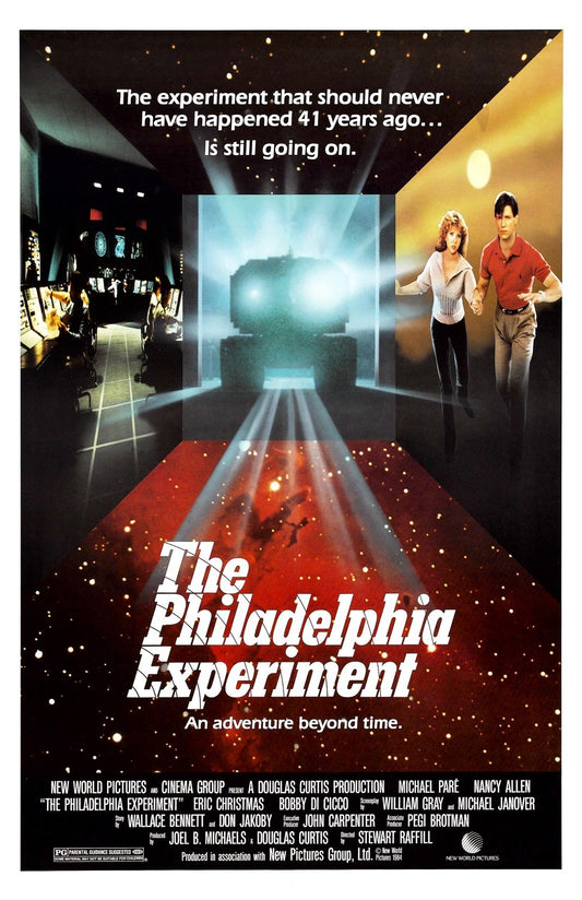 Michael Pare THE PHILADEPLHIA EXPERIEMENT Nancy Allen movie poster 11x17