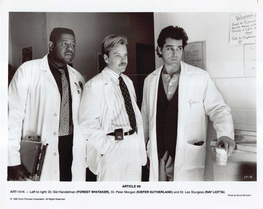 Kiefer Sutherland ARTICLE 99 Ray Liotta Forrest Whitaker original 8x10 press photo