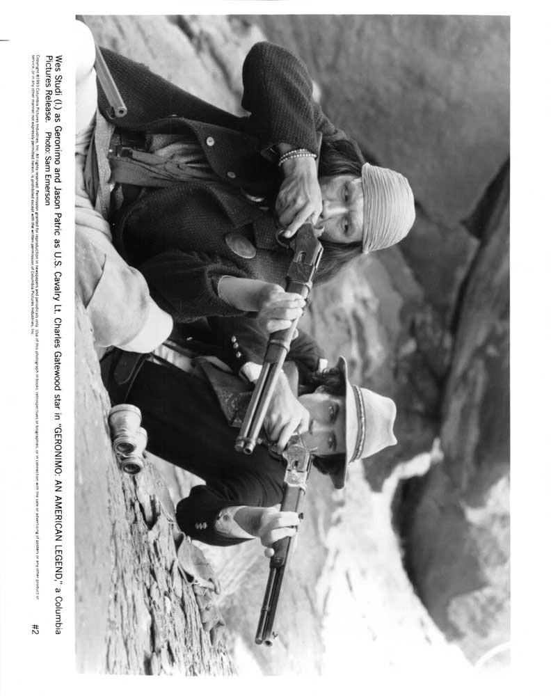 Wes Studi GERONIMO Jason Patric Robert Duvall original press photos 1993