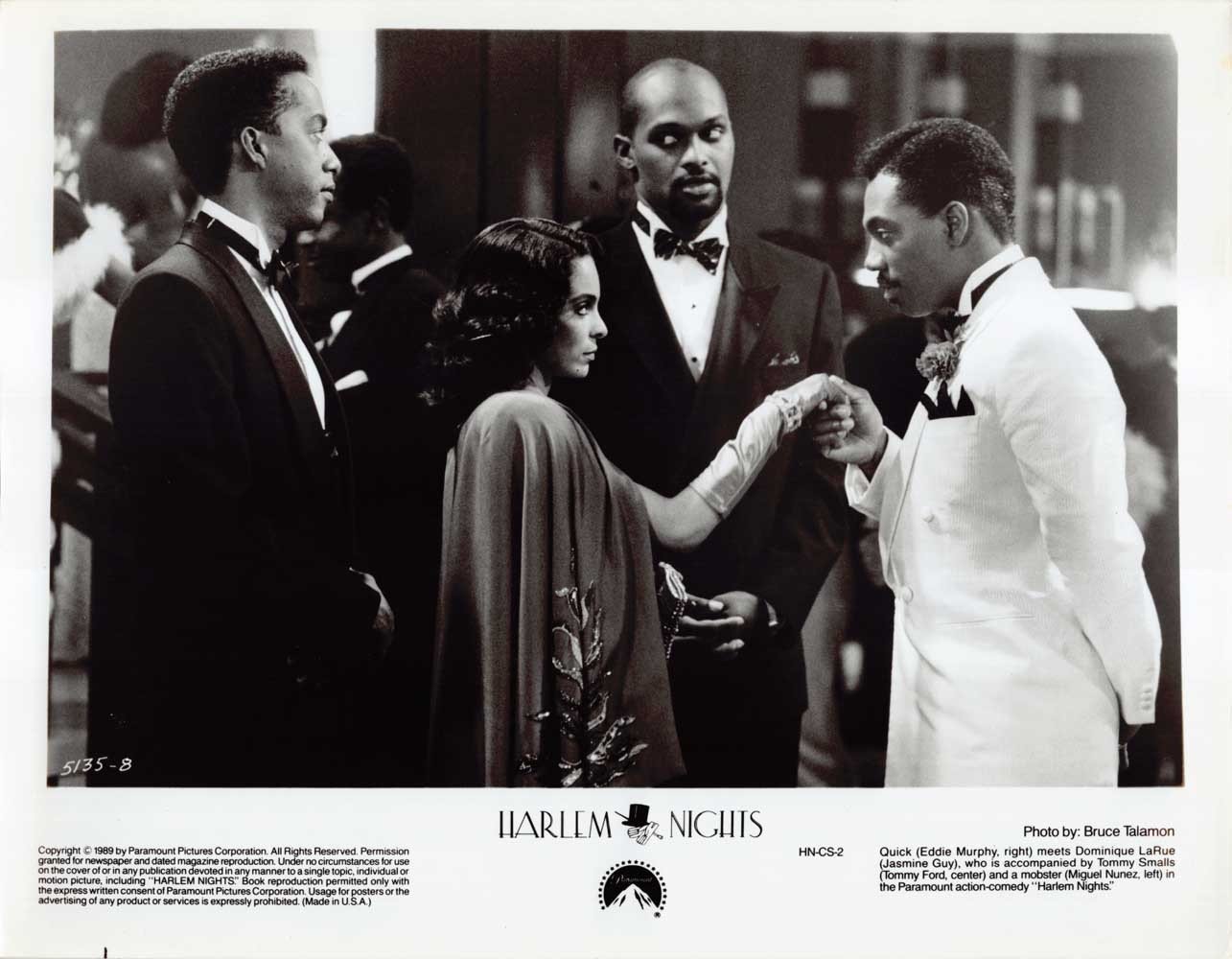 Eddie Murphy HARLEM NIGHTS Jasmine Guy original 8x10 press photo 1989
