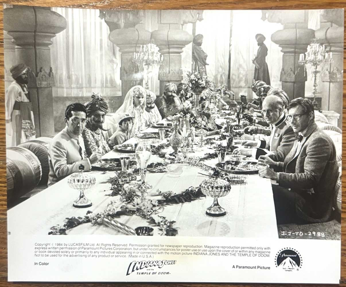 Harrison Ford INDIANA JONES TEMPLE OF DOOM original 8x10 press photo 1984