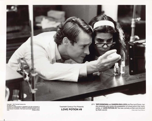 Sandra Bullock LOVE POTION #9 Tate Donovan original press photos 1991