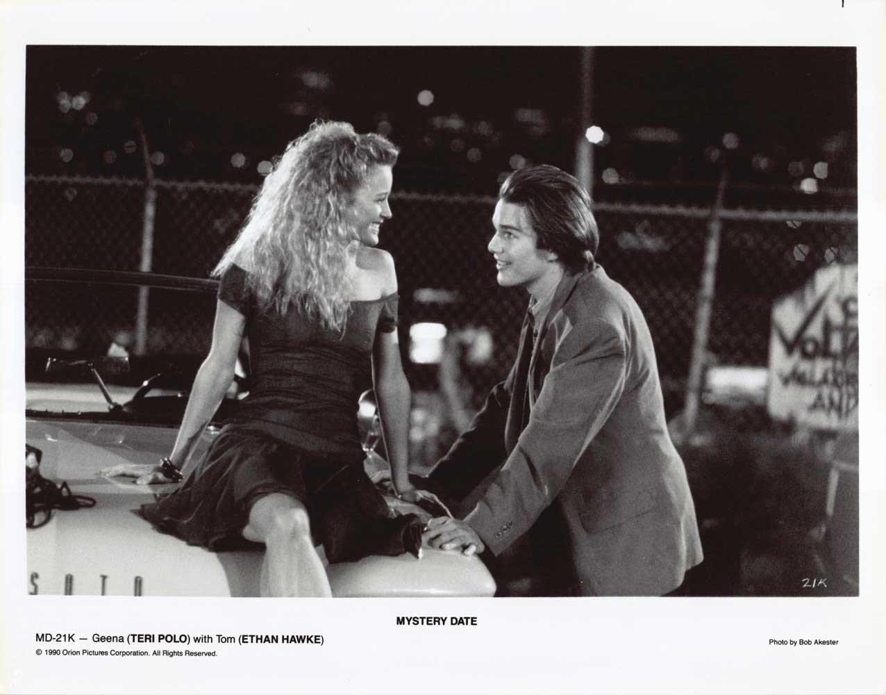 Ethan Hawke MYSTERY DATE Teri Polo original press photo 1990