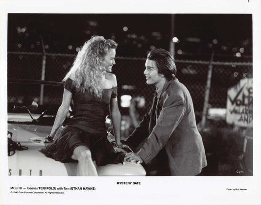 Ethan Hawke MYSTERY DATE Teri Polo original press photo 1990