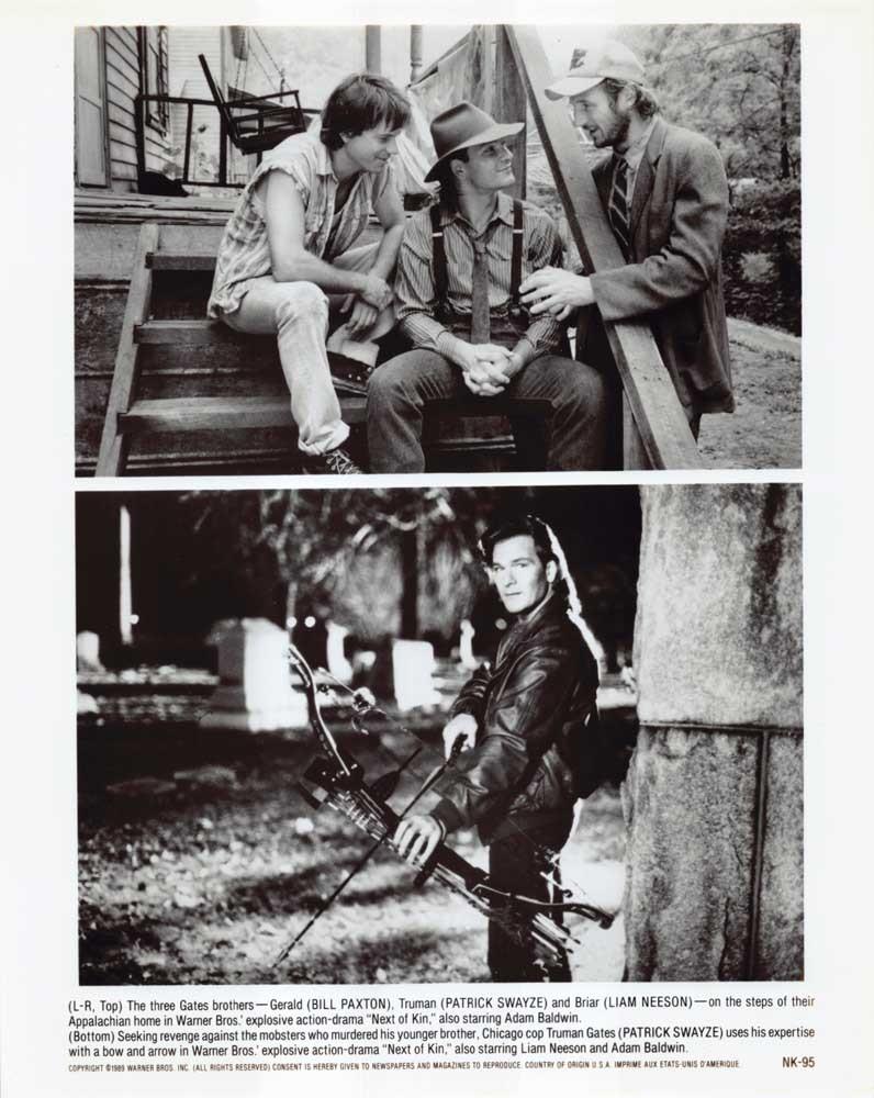 Bill Paxton NEXT OF KIN Patrick Swayze original 8x10 press photo 1989