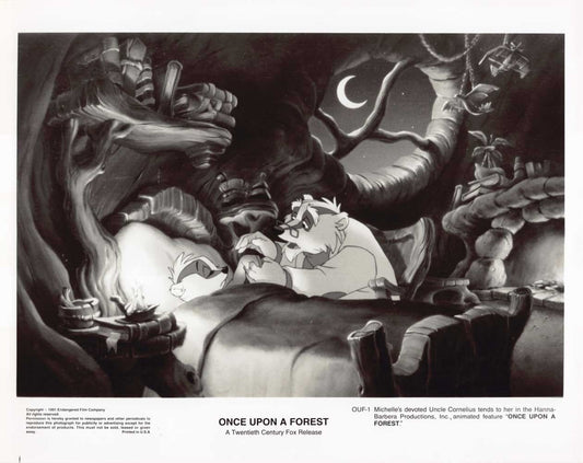animated ONCE UPON A FOREST original press photo 1991