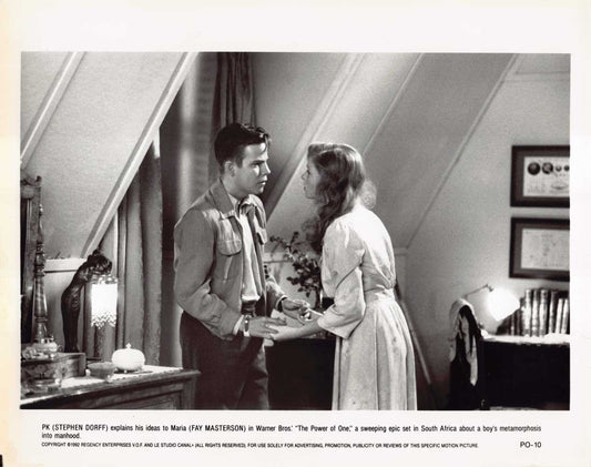 Stephen Dorff THE POWER OF ONE Fay Masterson original press photo 1992