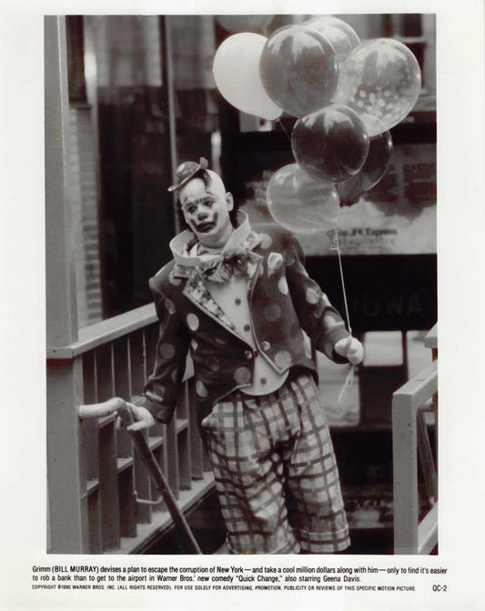 Bill Murray QUICK CHANGE original press photo 1990