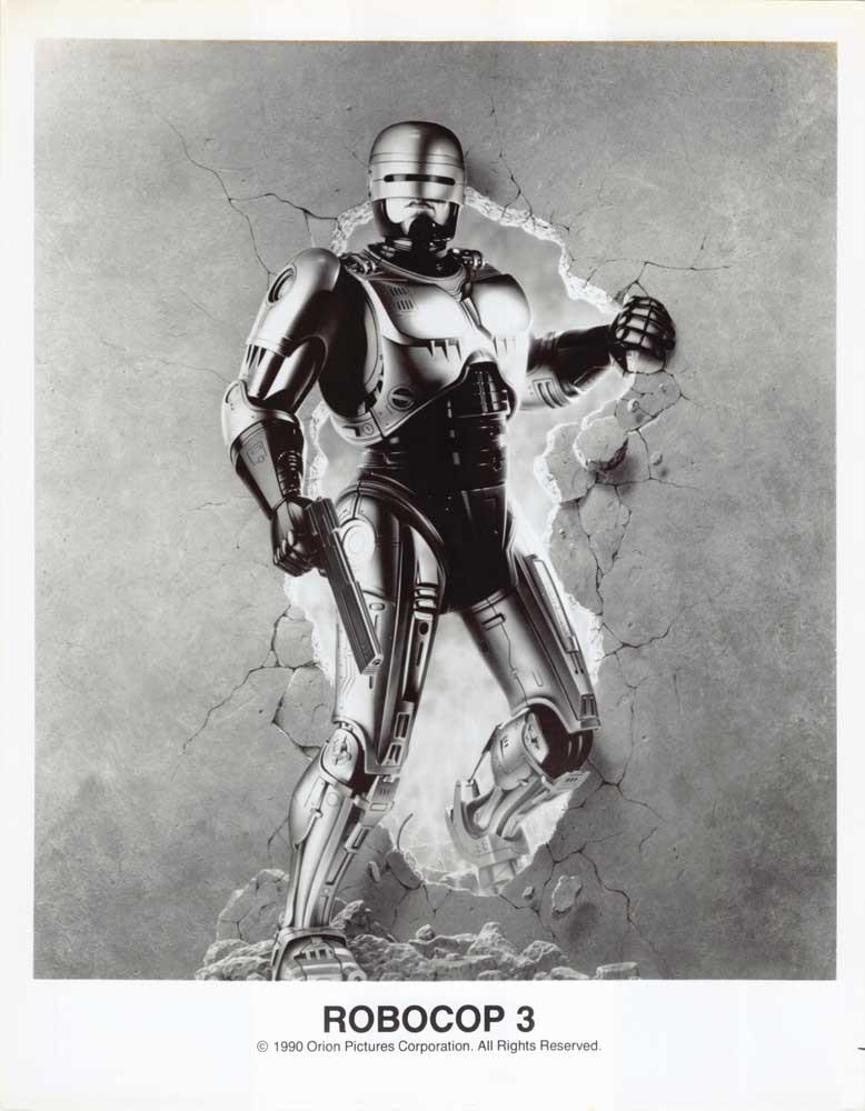 Peter Weller ROBOCOP 3 artwork original press photo 1990