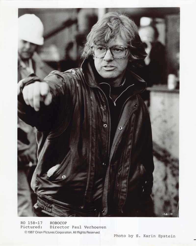 Paul Verhoeven ROBOCOP original press photo 1987