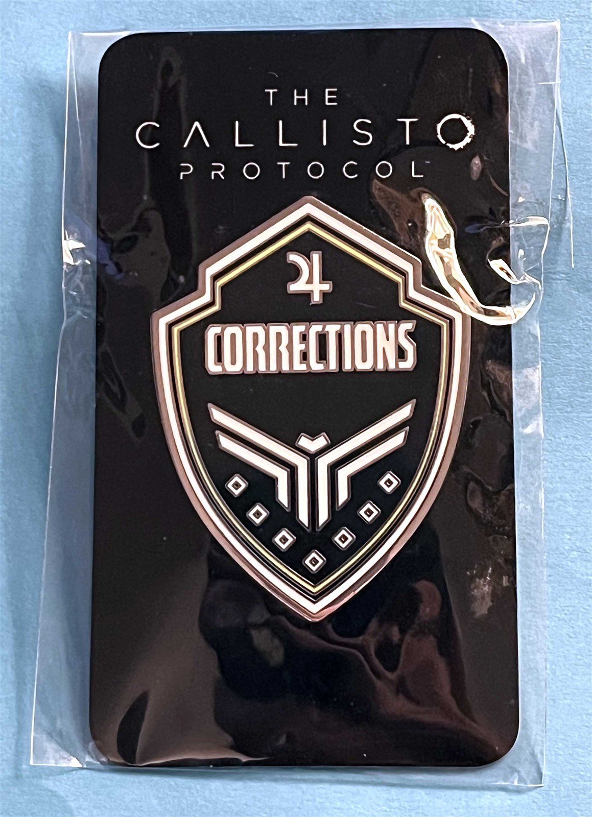 Krafton CALLISTO PROTOCOL promo metal Corrections badge shield pin Sony