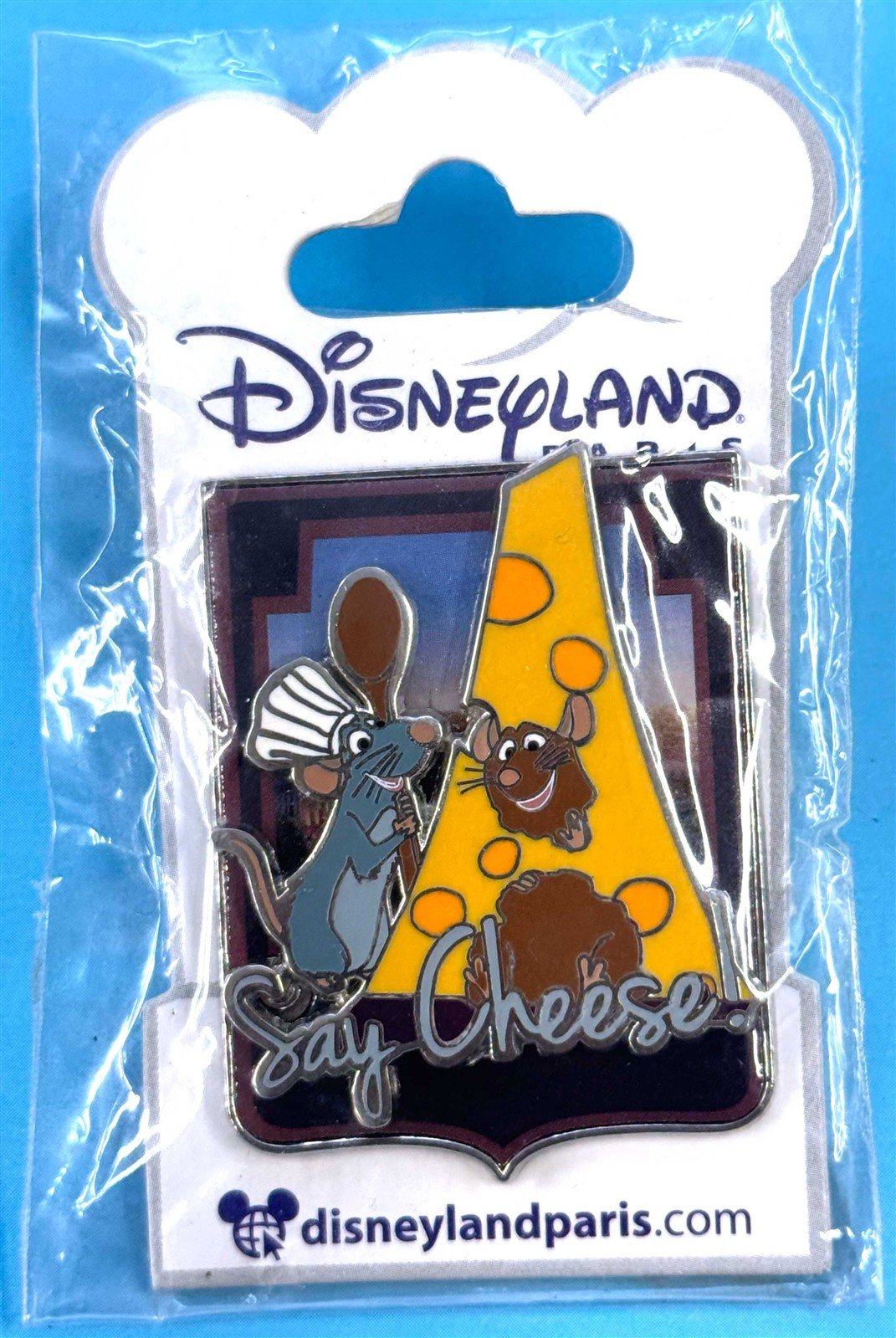 Disneyland Paris Pixar RATATOUILLE 'Say Cheese' pin NEW