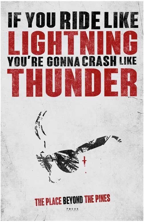 Ryan Gosling PLACE BEYOND THE PINES Cooper Mendes advance movie poster 11x17