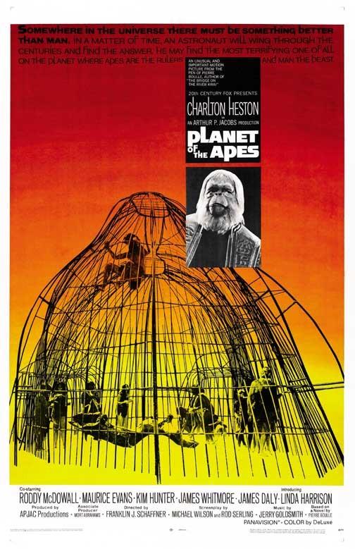 Charlton Heston PLANET OF THE APES Roddy McDowall movie poster 11x17