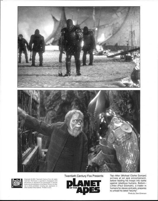 Michael Clarke Duncan PLANET OF THE APES Paul Giamatti original 8x10 press photo