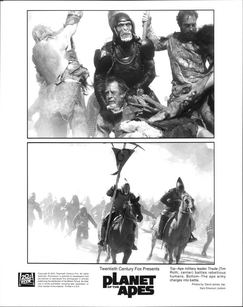 Tim Roth PLANET OF THE APES original 8x10 press photo 2001 Tim Burton