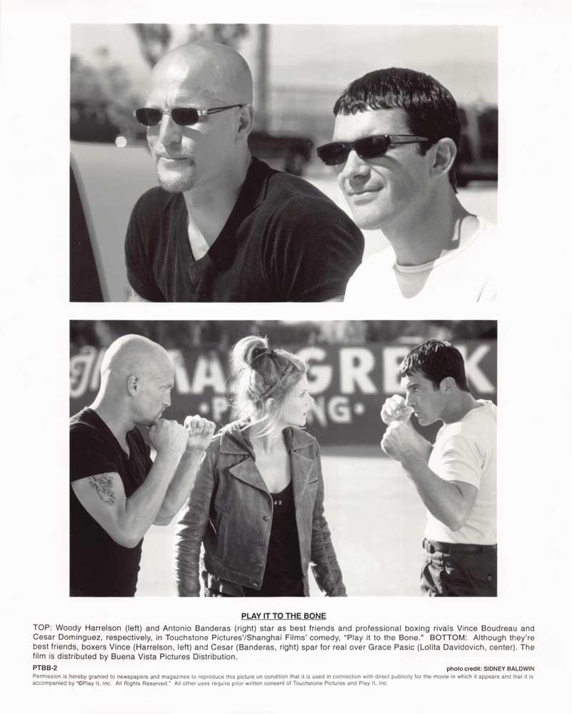 Antonio Banderas PLAY IT TO THE BONE Woody Harrelson original 8x10 press photo