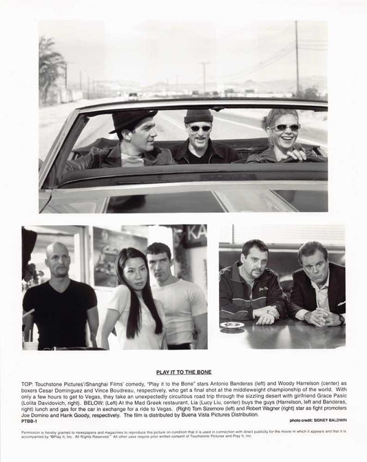 Banderas Davidovich PLAY IT TO THE BONE Liu Harrelson original 8x10 press photo