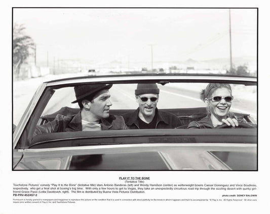 Antonio Banderas PLAY IT TO THE BONE Woody Harrelson original 8x10 press photos