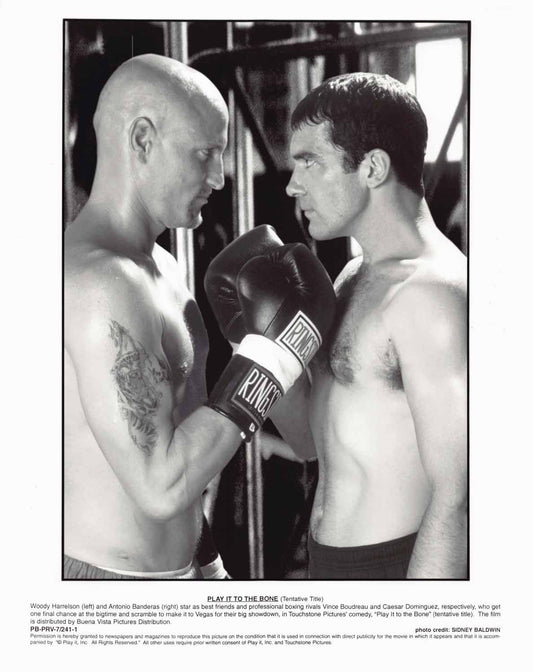 Antonio Banderas PLAY IT TO THE BONE Woody Harrelson original 8x10 press photos