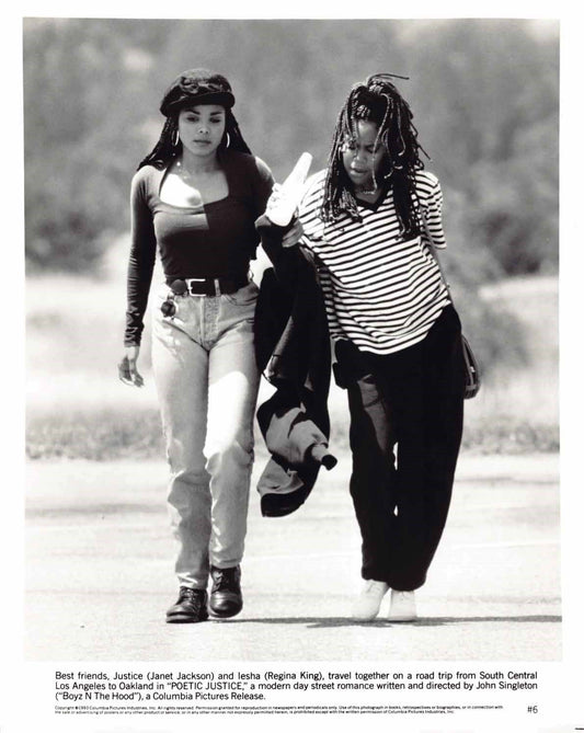 Janet Jackson POETIC JUSTICE Regina King original press photo 1993