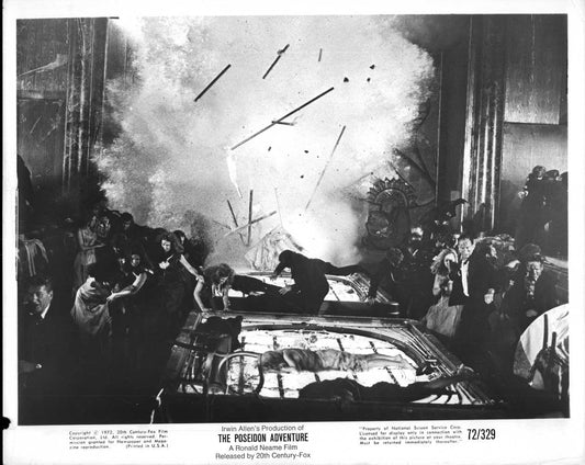 Gene Hackman THE POSEIDON ADVENTURE Shelley Winters original 8x10 photo 1972