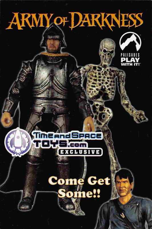 Palisades Toys ARMY OF DARKNESS Time & Space Toys promo postcard 2004