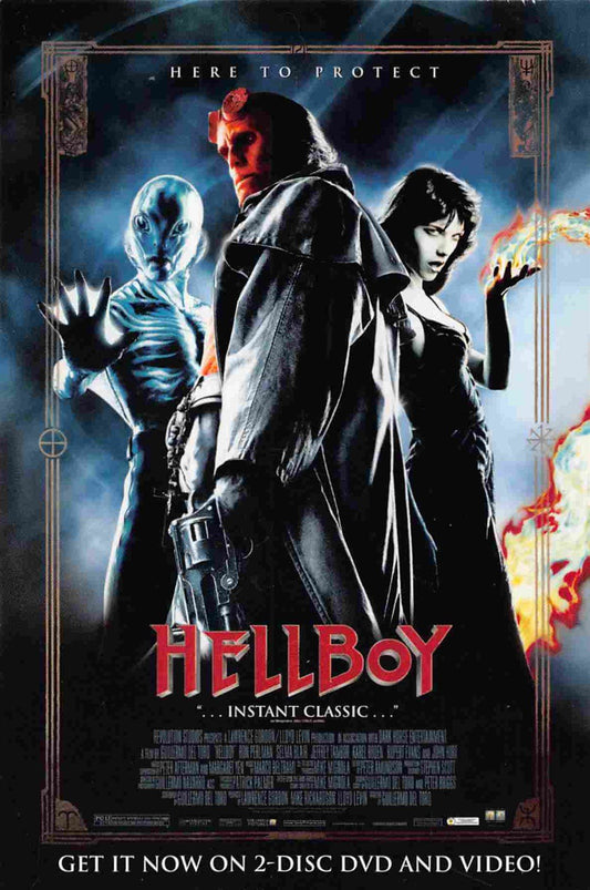 HELLBOY / STEAMBOY studio promo postcard 2004