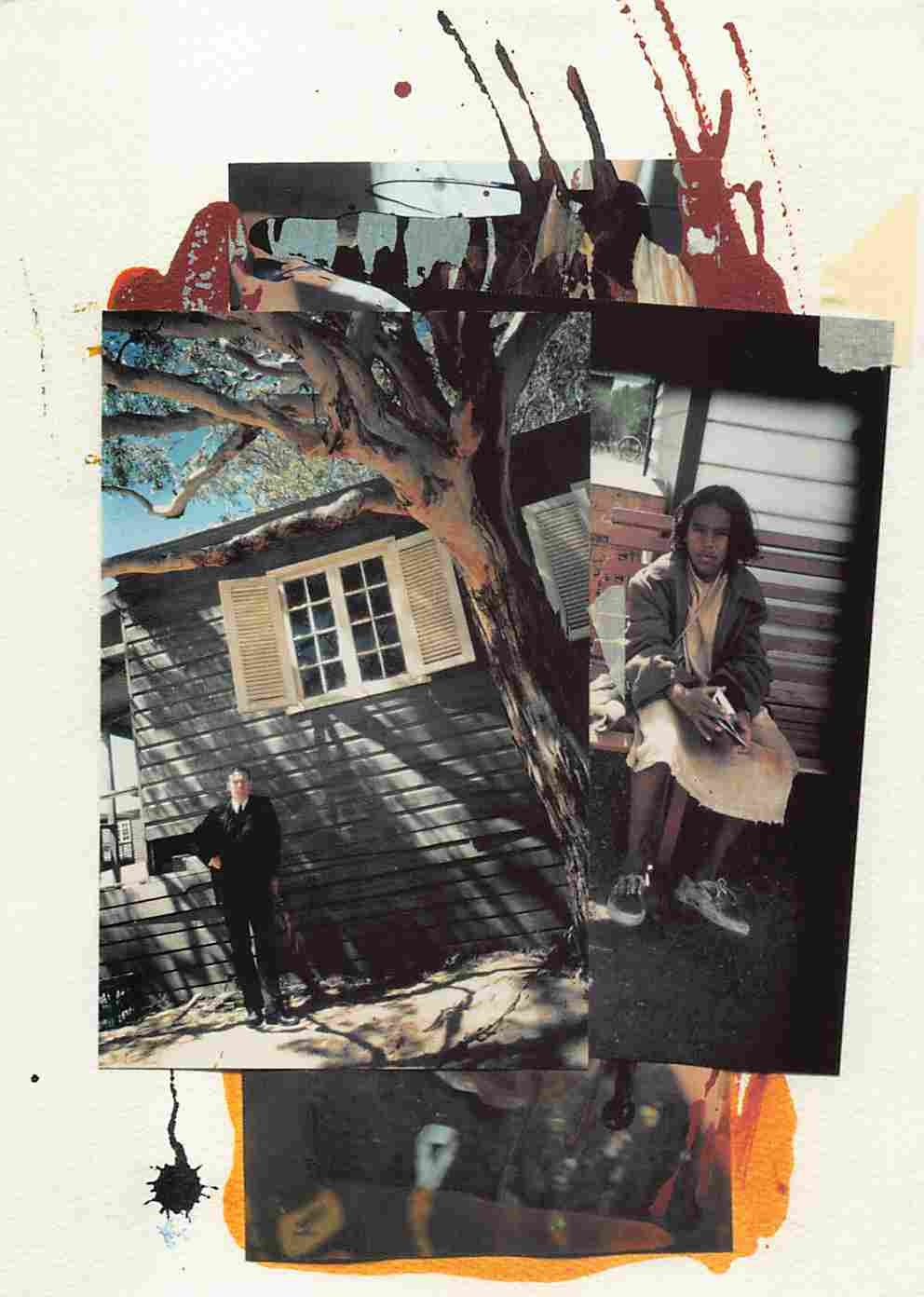 Everlyn Sampi RABBIT-PROOF FENCE Kenneth Branagh promo postcard set 2002