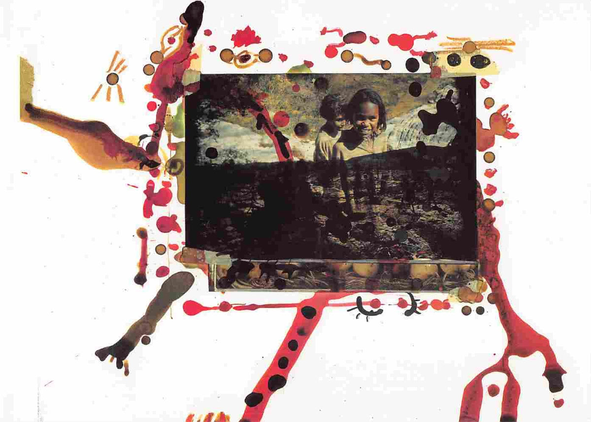 Everlyn Sampi RABBIT-PROOF FENCE Kenneth Branagh promo postcard set 2002