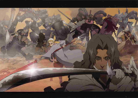 Funimation Akira Kurosawa's SAMURAI 7 promo oversize postcard 2004