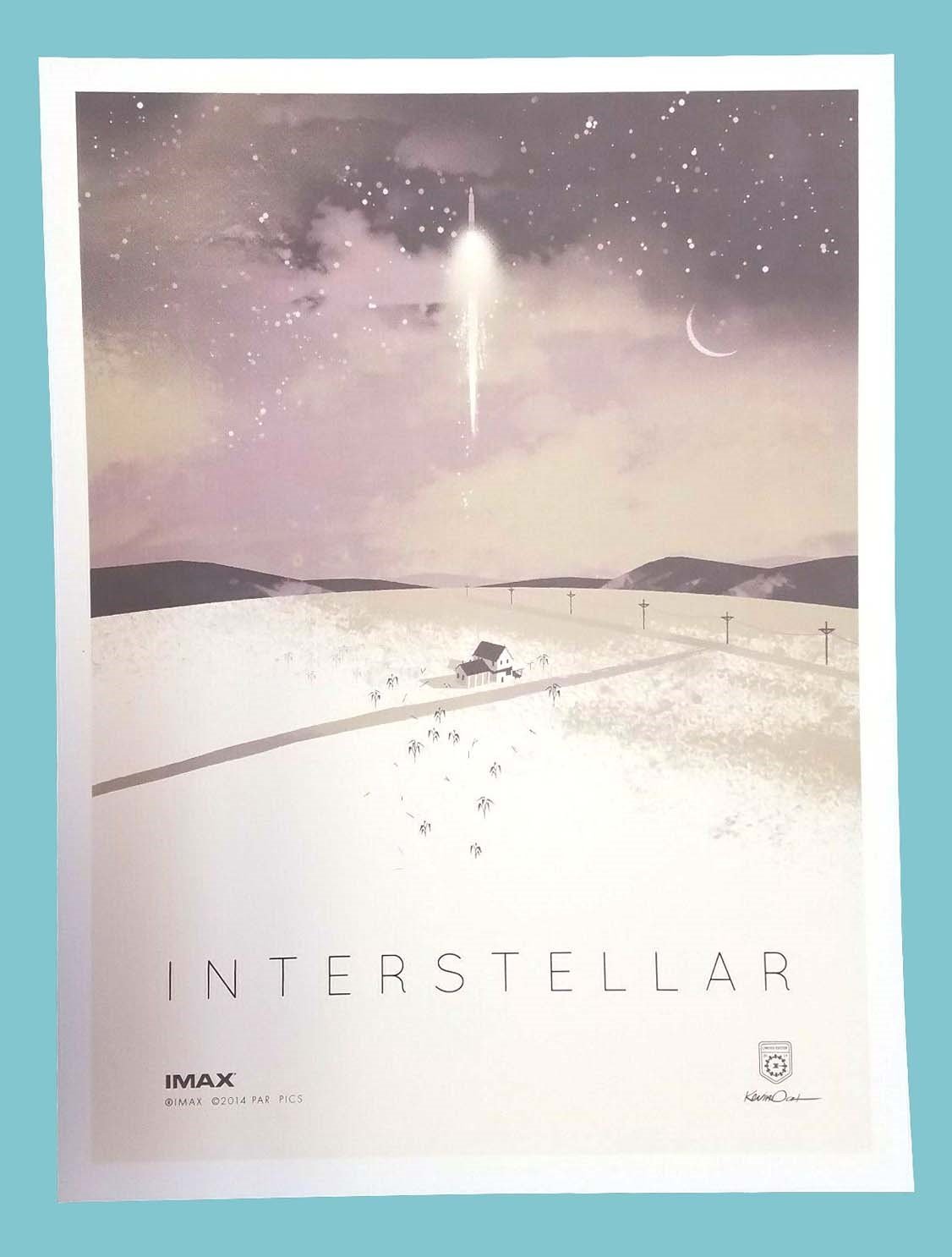 Christopher Nolan INTERSTELLAR set of 3 IMAX original ltd edition 12x16 posters