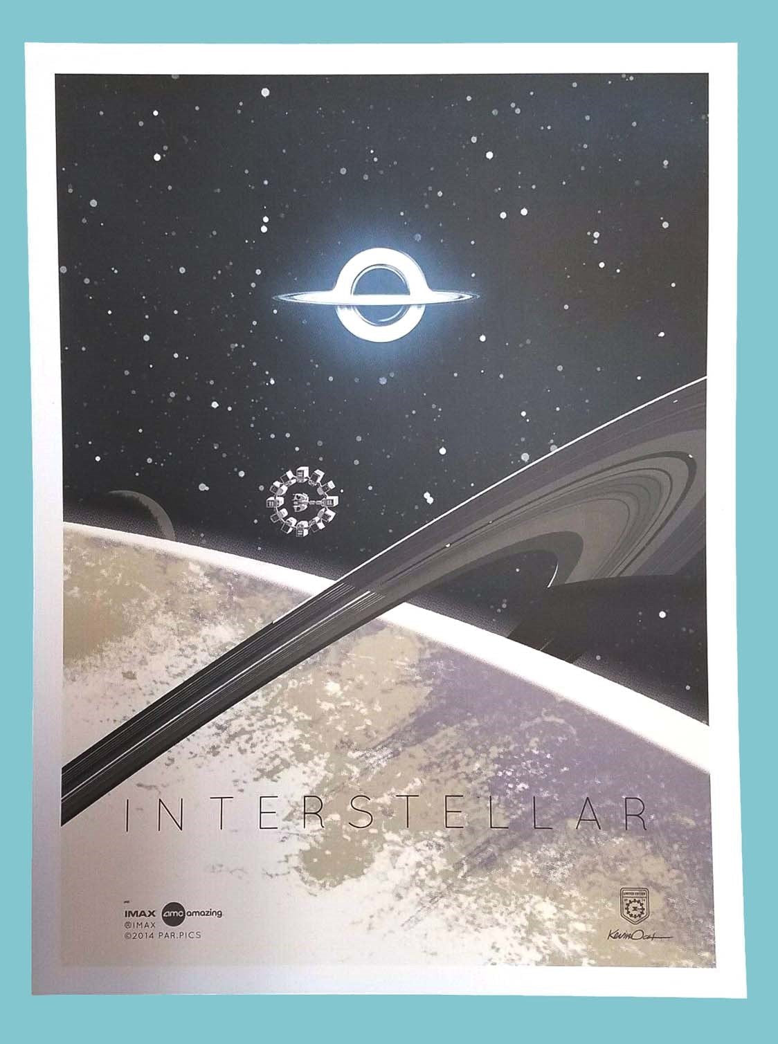 Christopher Nolan INTERSTELLAR set of 3 IMAX original ltd edition 12x16 posters