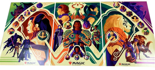 MAGIC THE GATHERING War of the Spark Planeswalkers poster SET of 3 Tom Whalen